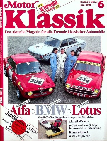 Deckblatt Motor Klassik (06/1986)